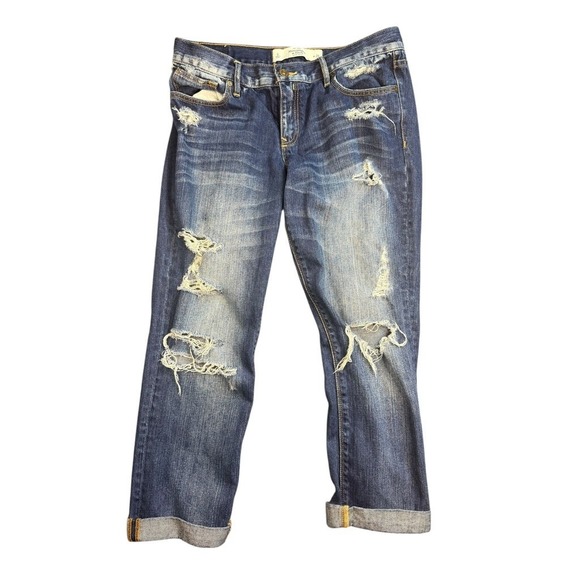 Abercrombie & Fitch Denim - Abercrombie & Fitch Jeans Womens Size 6 Blue Jean Distressed New York